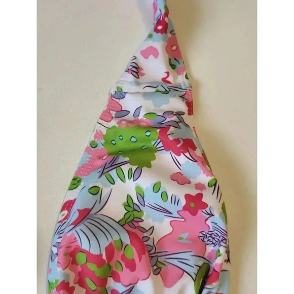 Floral Halter Bikini Top - Picture 3 of 4